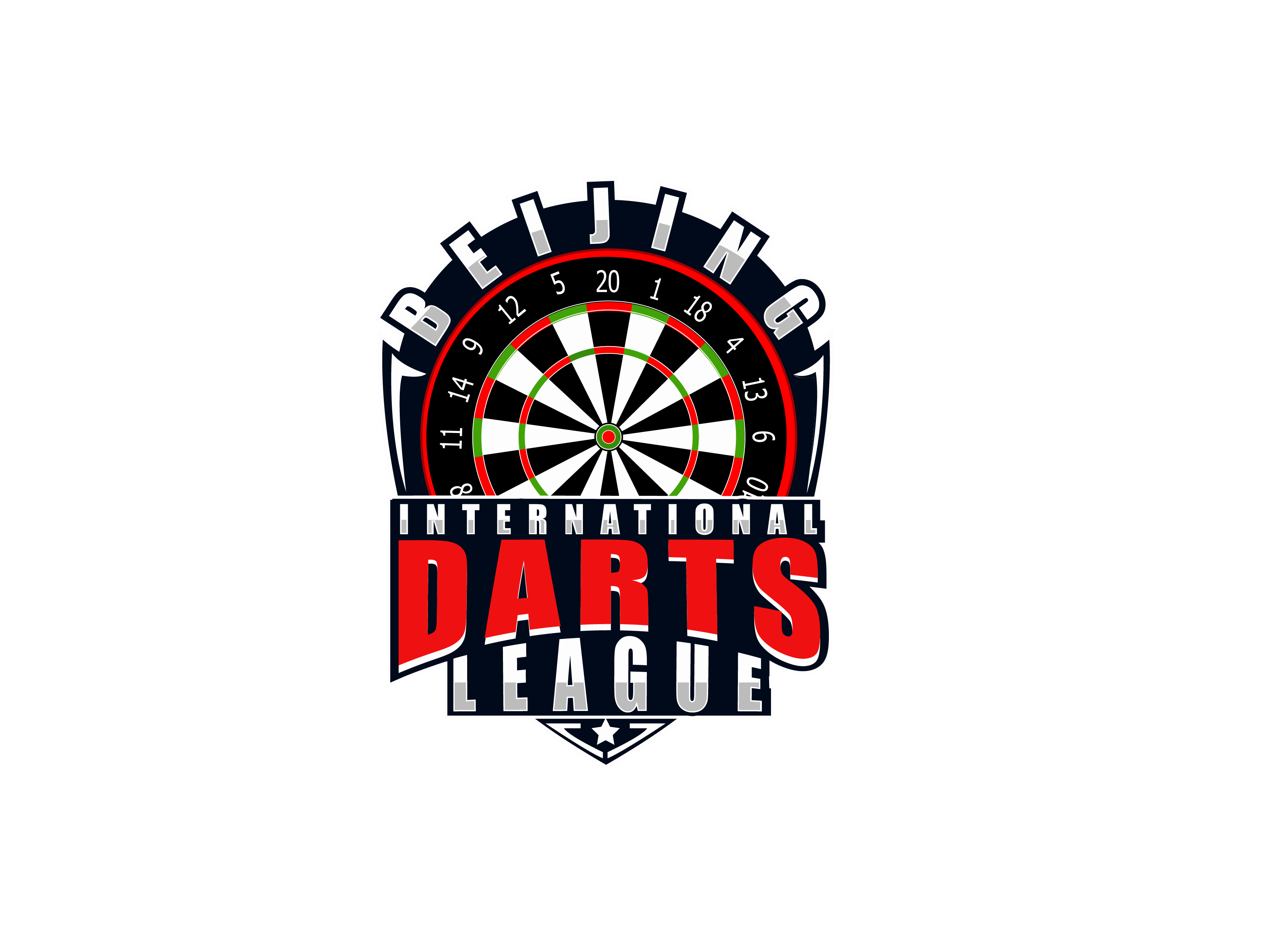 Beijing International Darts League logo